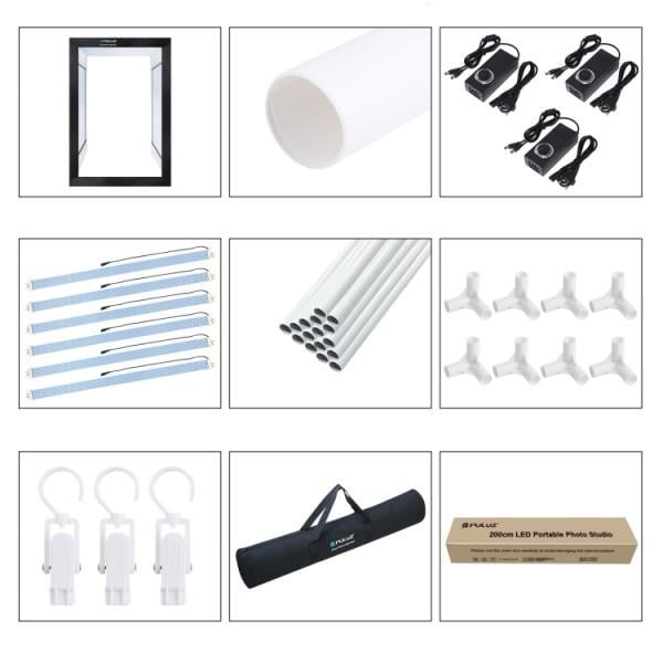 Фотобокс Puluz PU5210EU з підсвічуванням великий 2 м - фото 4 Фотобокс Puluz PU5210EU з підсвічуванням великий 2 м - фото 4