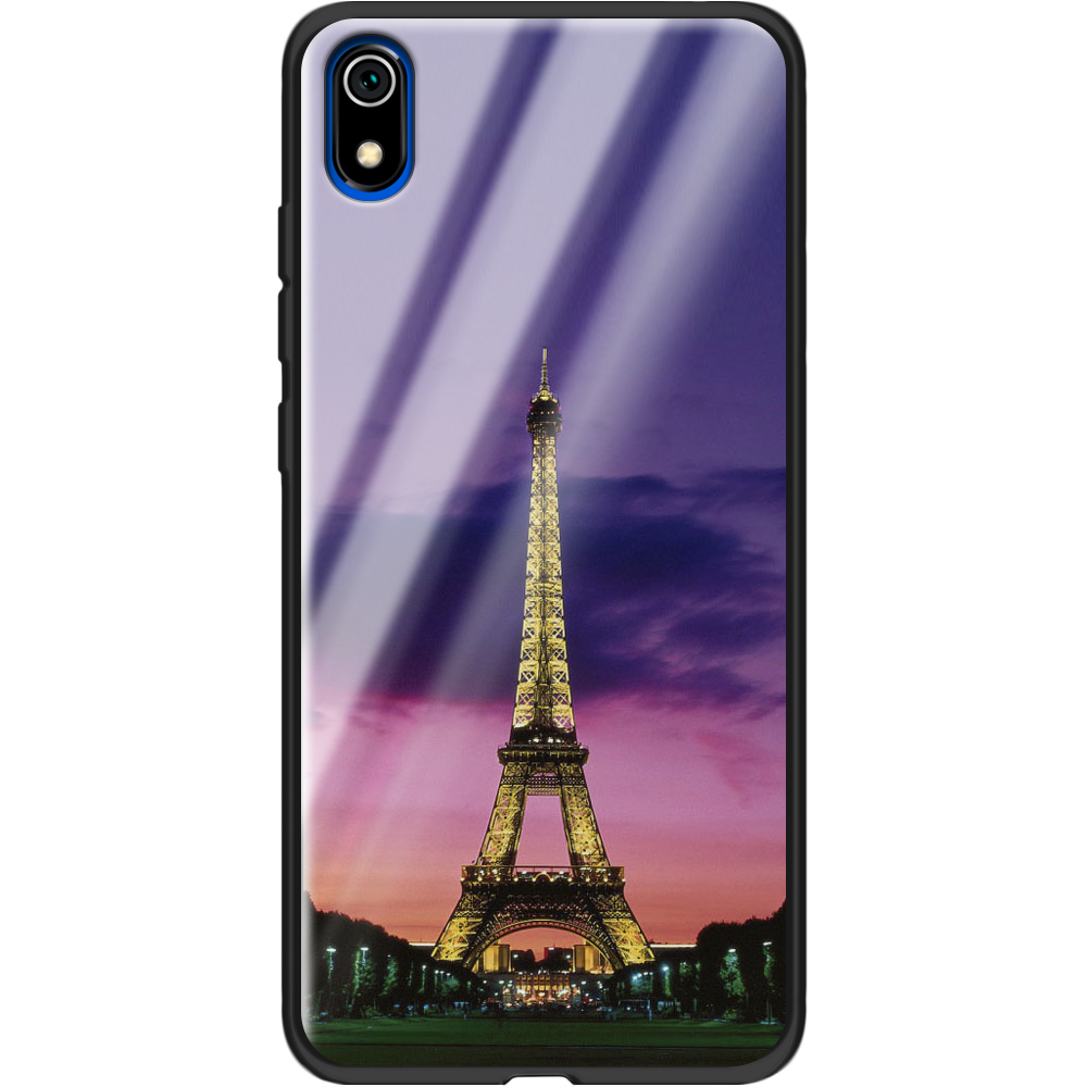 Чохол Boxface Xiaomi Redmi 7A Опівночі в Парижі Чорний силікон зі склом (37400-up964-37746)