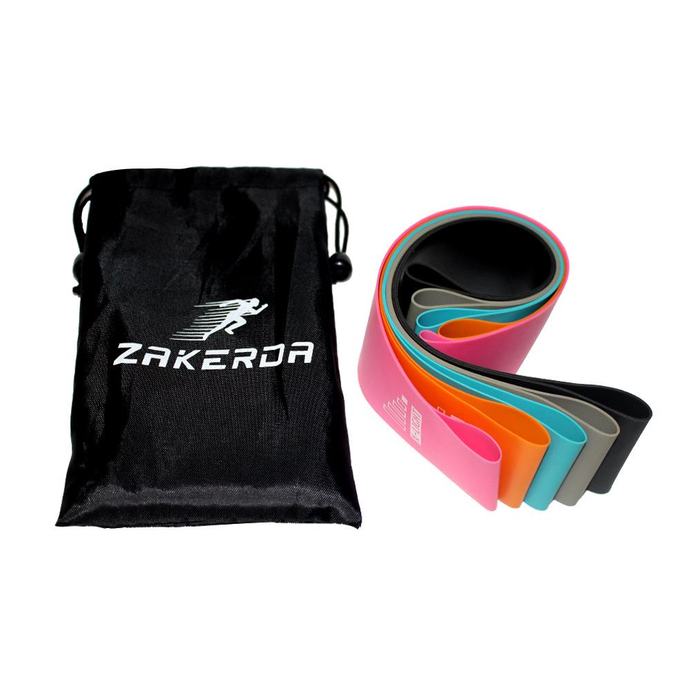 Резинки для фитнеса и спорта ZAKERDA 5 шт (ST001)