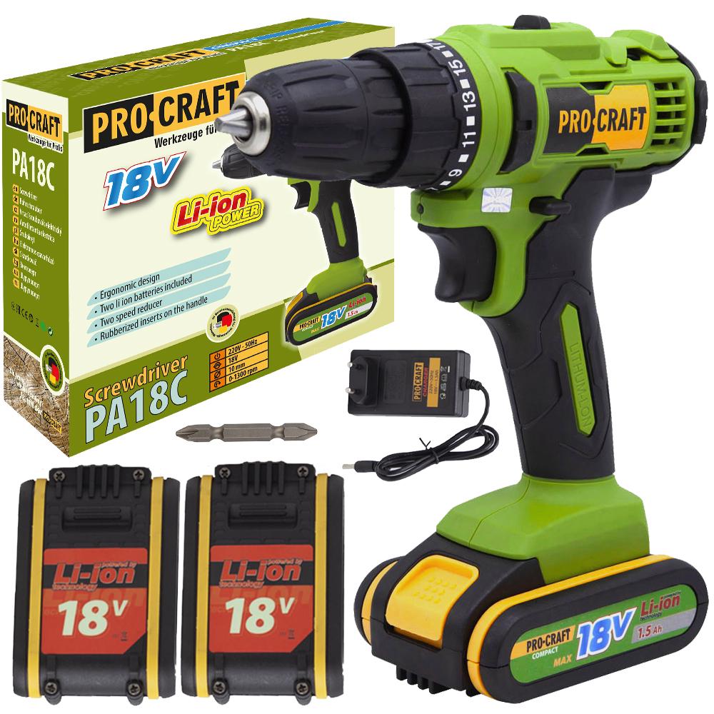 Шуруповерт Procraft PA18C Compact (001831)