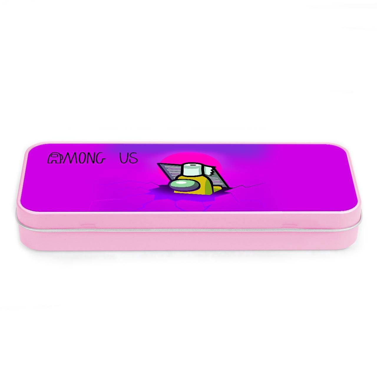 Пенал шкільний Among Us Green Рожевий (34408-2592-PK)