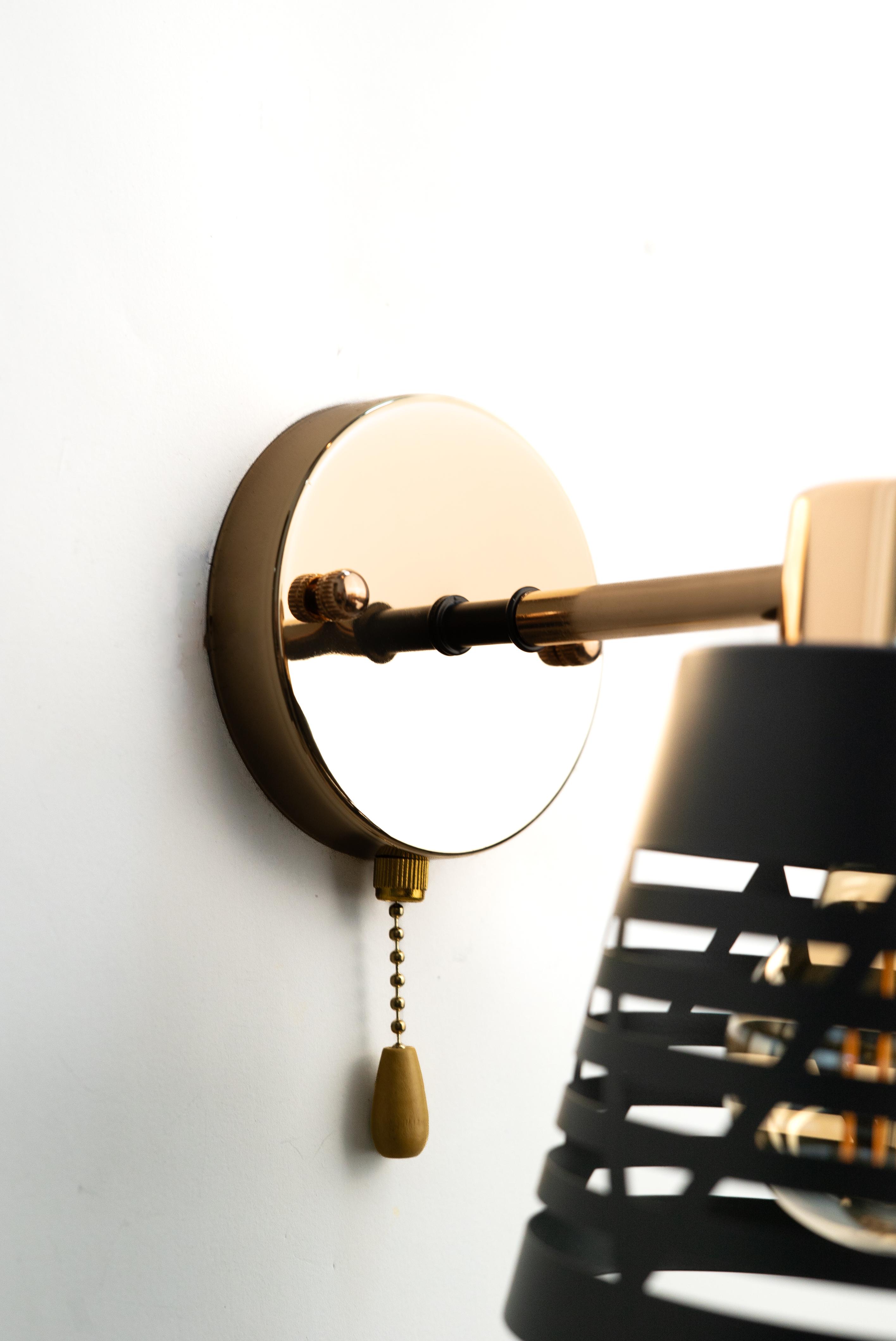 Бра Brille LK-737W/1 E27 BK/FG (29-469) - фото 4 Бра Brille LK-737W/1 E27 BK/FG (29-469) - фото 4