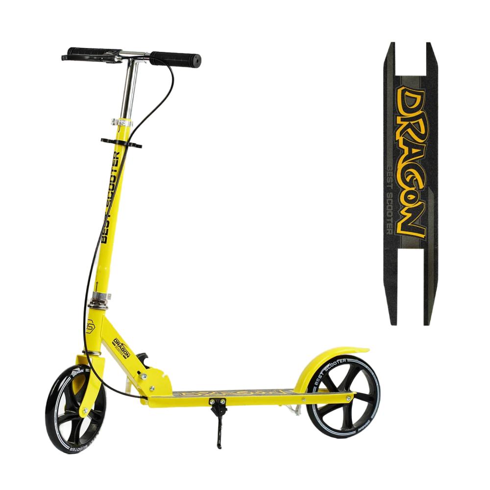 Самокат двухколесный Best Scooter Yellow (127895) - фото 9