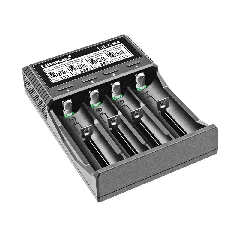 Зарядное устройство универсальное для аккумуляторов LiitoKala Lii-CH4 4-слотный Черный (30241394) Зарядное устройство универсальное для аккумуляторов LiitoKala Lii-CH4 4-слотный Черный (30241394)
