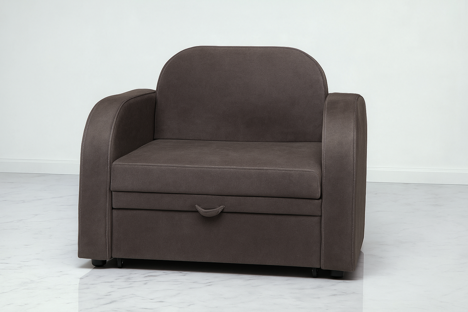 Кресло-диван мягкое раскладное Tobi Sho Дрим велюр Mars 1140х850х730 мм 04/Коричнево-серый - фото 4 Кресло-диван мягкое раскладное Tobi Sho Дрим велюр Mars 1140х850х730 мм 04/Коричнево-серый - фото 4