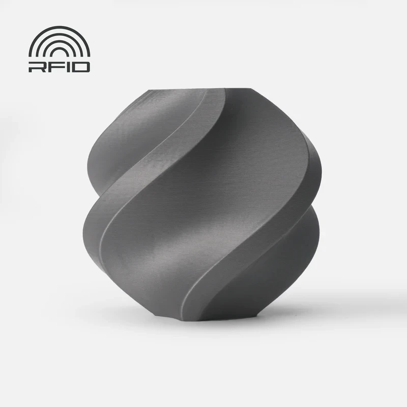 Пластик Bambulab ABS без бабіни 1 кг Серебристий (40102r)