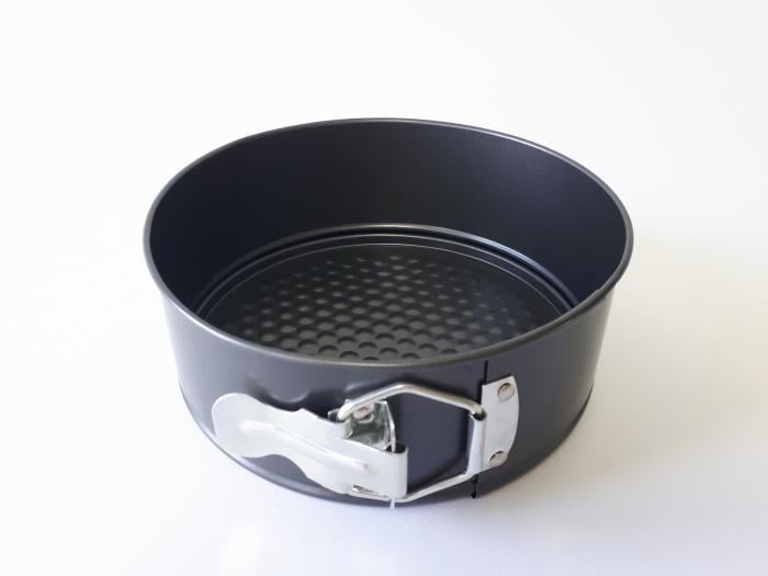 Форма разъёмная для выпечки торта и пирога круглая с тефлоновым покрытием и съемным дном D 18 cm H 7 cm 16697 - фото 2