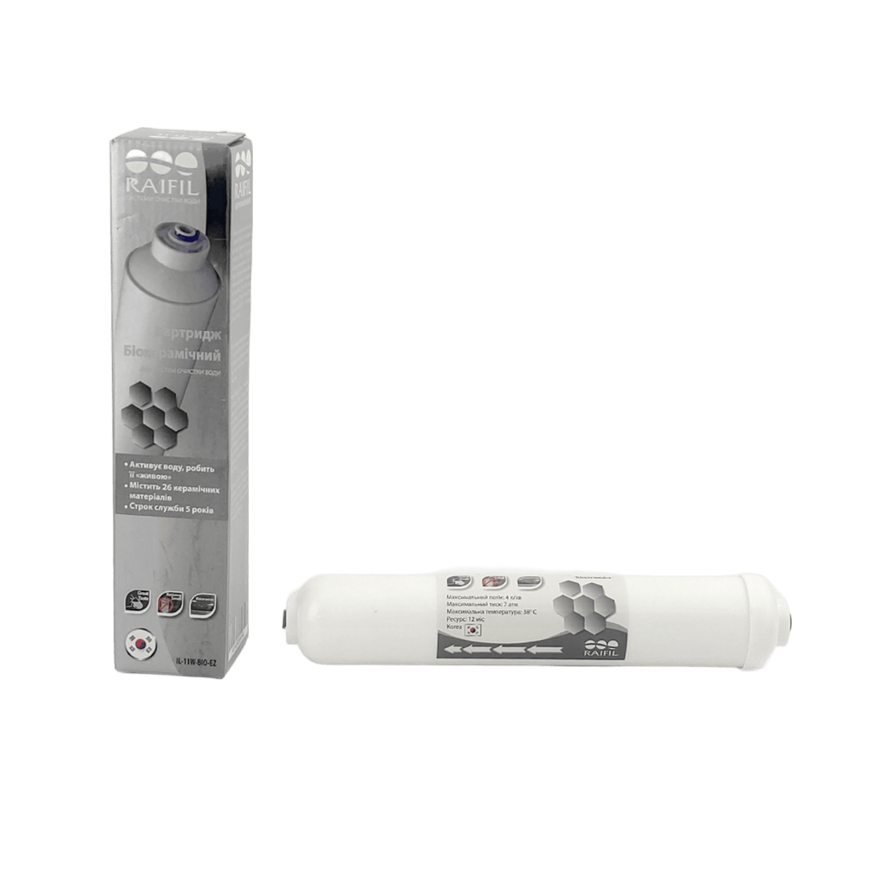 Картридж биокерамика Raifil 10" для обратного осмоса IL-11W-BIO-EZ (RFL-2888) Картридж биокерамика Raifil 10" для обратного осмоса IL-11W-BIO-EZ (RFL-2888)