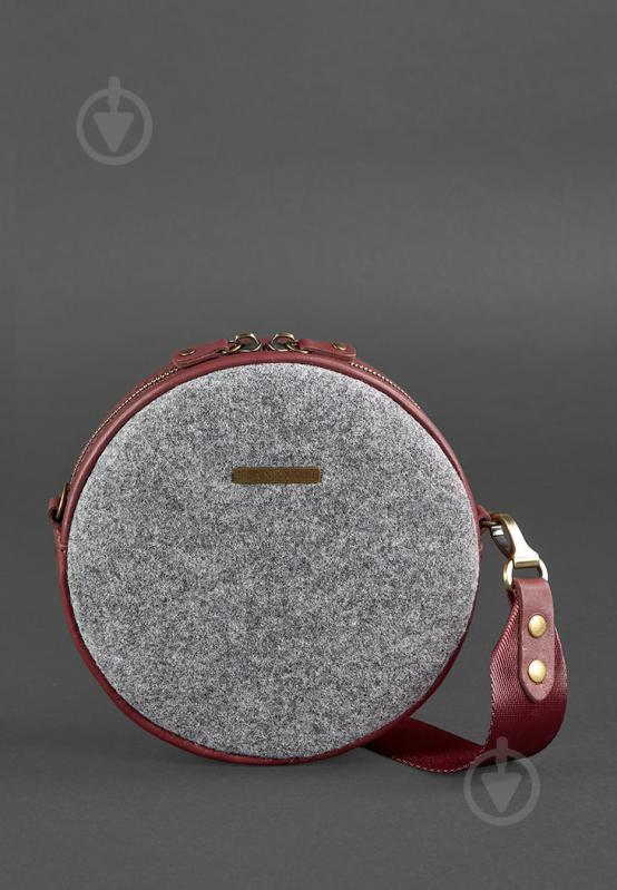 Круглая сумка BlankNote Серый (BN-BAG-23-felt-vin) - фото 5 Круглая сумка BlankNote Серый (BN-BAG-23-felt-vin) - фото 5