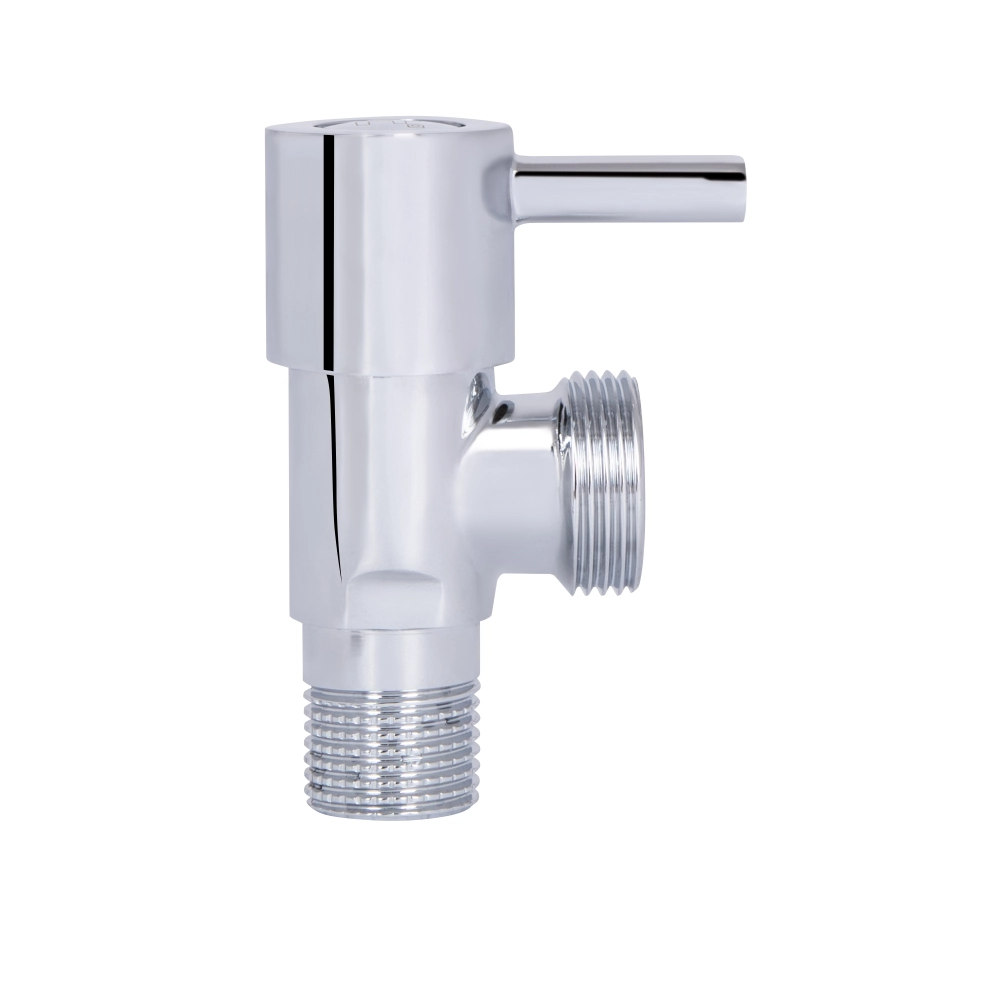 Кран кутовий Thermo Alliance Standart 1/2"Зх3/4"З керамічна букса ручка-паличка для приладів Хром (SD00053530) - фото 4