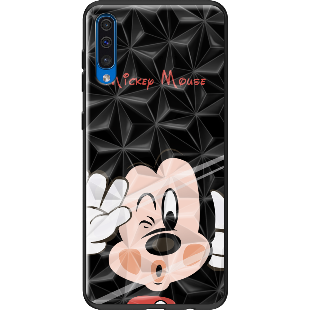 Чехол Boxface Samsung A505 Galaxy A50 Mister M Черный силикон с призмой (36417-cc58-37862)