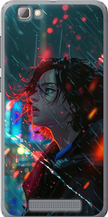 Чехол на ZTE A610 Ночные огни (6096u-433-42517)