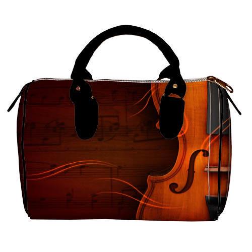 Сумка бочонок Presentville Barrel Скрипка музыка (SB MUS001 BL)