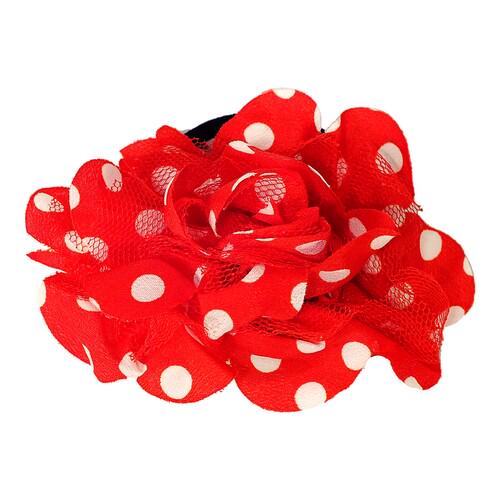 Брошь-заколка-резинка Seta Decor Сильвия 122-250RD-WT