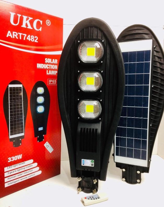 Вуличний ліхтар на стовп Solar Street Light BK 120-6 COB на сонячній батареї - фото 2