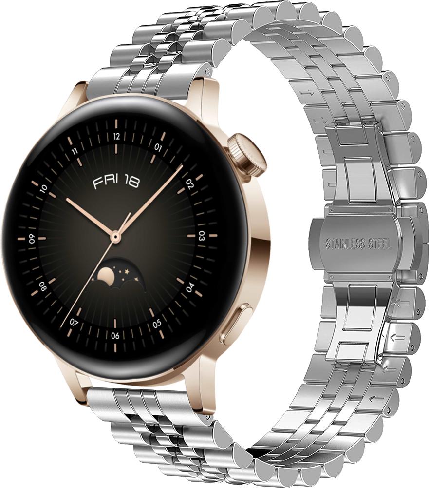 Браслет металлический Stech для Huawei Watch GT3 42 мм Silver (26981-59)