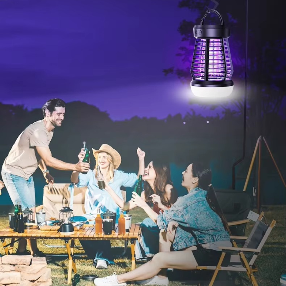 Лампа антимоскітна акумуляторна портативна з пасткою від комах 5W (mosquito_ lamp_2) - фото 7