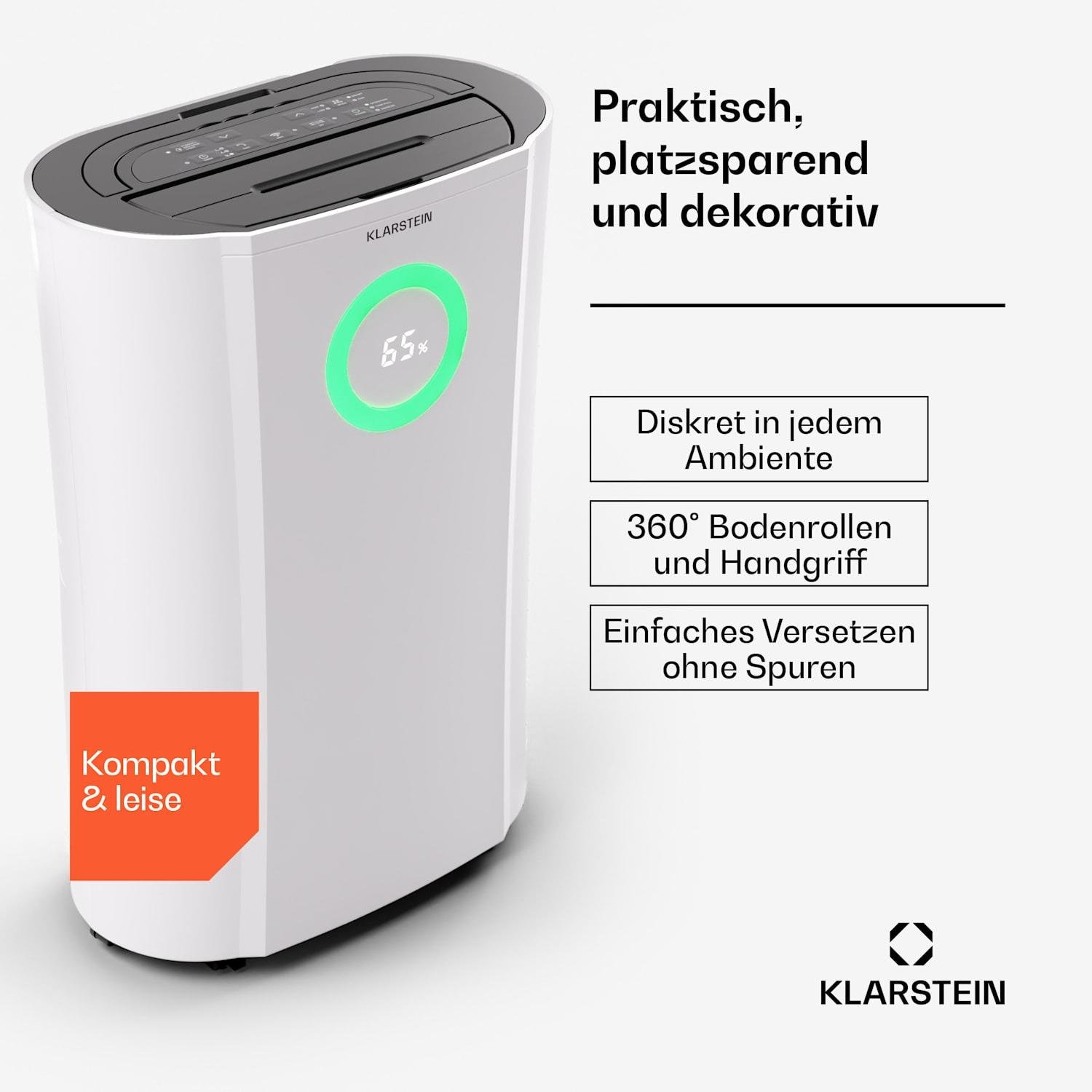 Осушитель воздуха KLARSTEIN DryFy Pro Connect 20 (10045551) - фото 5 Осушитель воздуха KLARSTEIN DryFy Pro Connect 20 (10045551) - фото 5