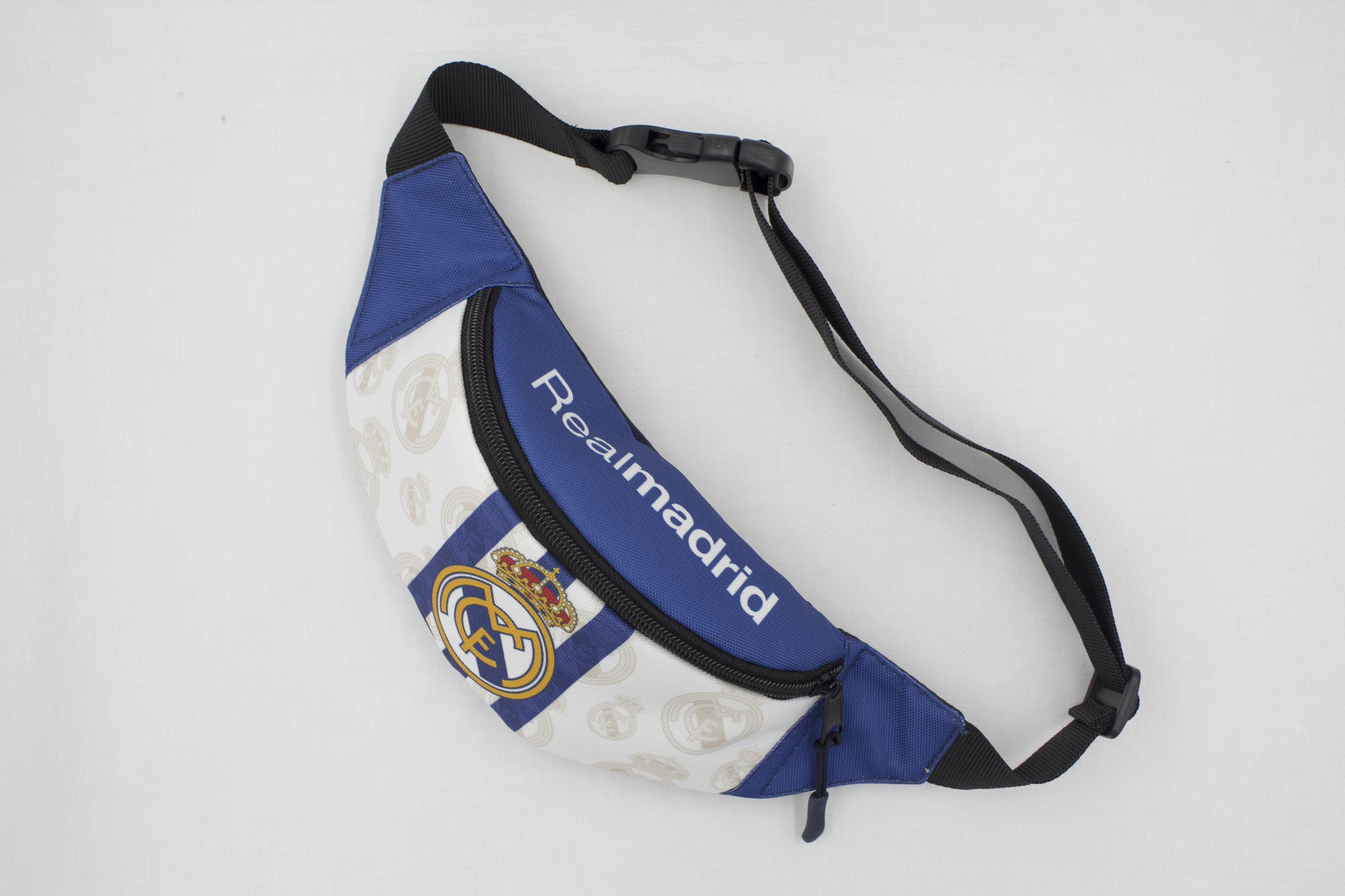 Бананка для хлопчика з регулюючим ремінцем 4-8 років ФК Реал Мадрид Синьо-білий (Д-030)