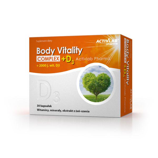 Комплекс витаминно-минеральный Body Vitality Complex D3 30 капсул Комплекс витаминно-минеральный Body Vitality Complex D3 30 капсул