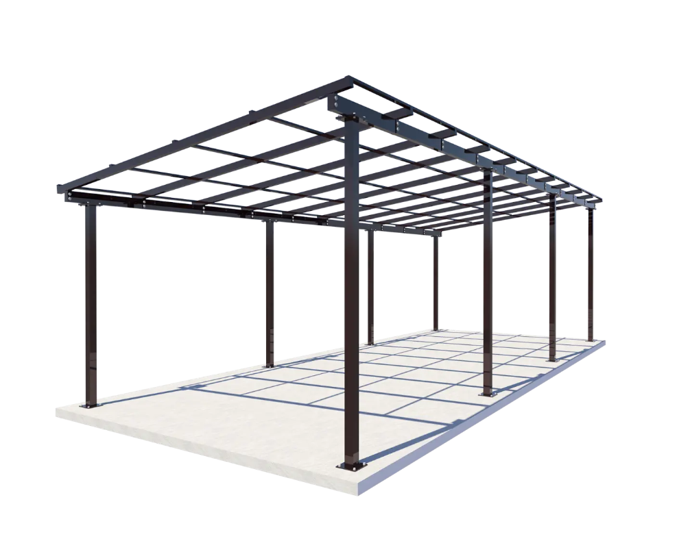 Навес односкатный Shelter Standart 10х4 м