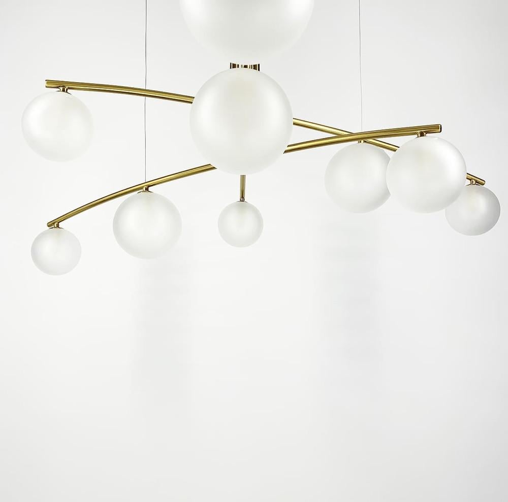 Люстра сучасна підвісна Aure Латунь (SGJ 8/9 AB) - фото 7 Люстра сучасна підвісна Aure Латунь (SGJ 8/9 AB) - фото 7