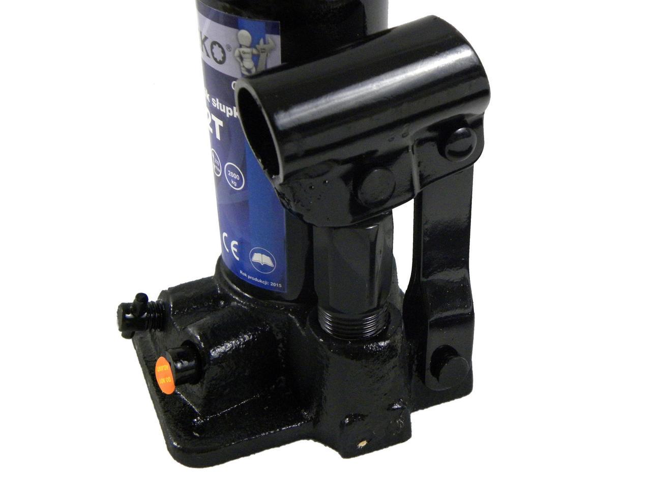 Домкрат гідравлічний GeKo пляшковий 2 тонни (G01050) - фото 5 Домкрат гідравлічний GeKo пляшковий 2 тонни (G01050) - фото 5