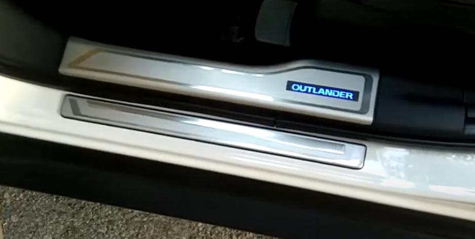Накладки на пороги LED MZ335052/MZ335052EX Mitsubishi Outlander 3 6 шт. (27504001) - фото 3