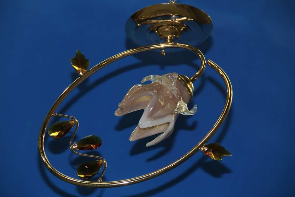 Люстра с плафонами Ray L2645/1 FGD/PK Коричневый (IR005427)