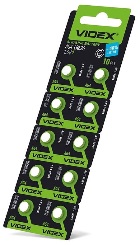 Батарейка Videx AG 4LR626 (23267/AG4/10B/1.5V)