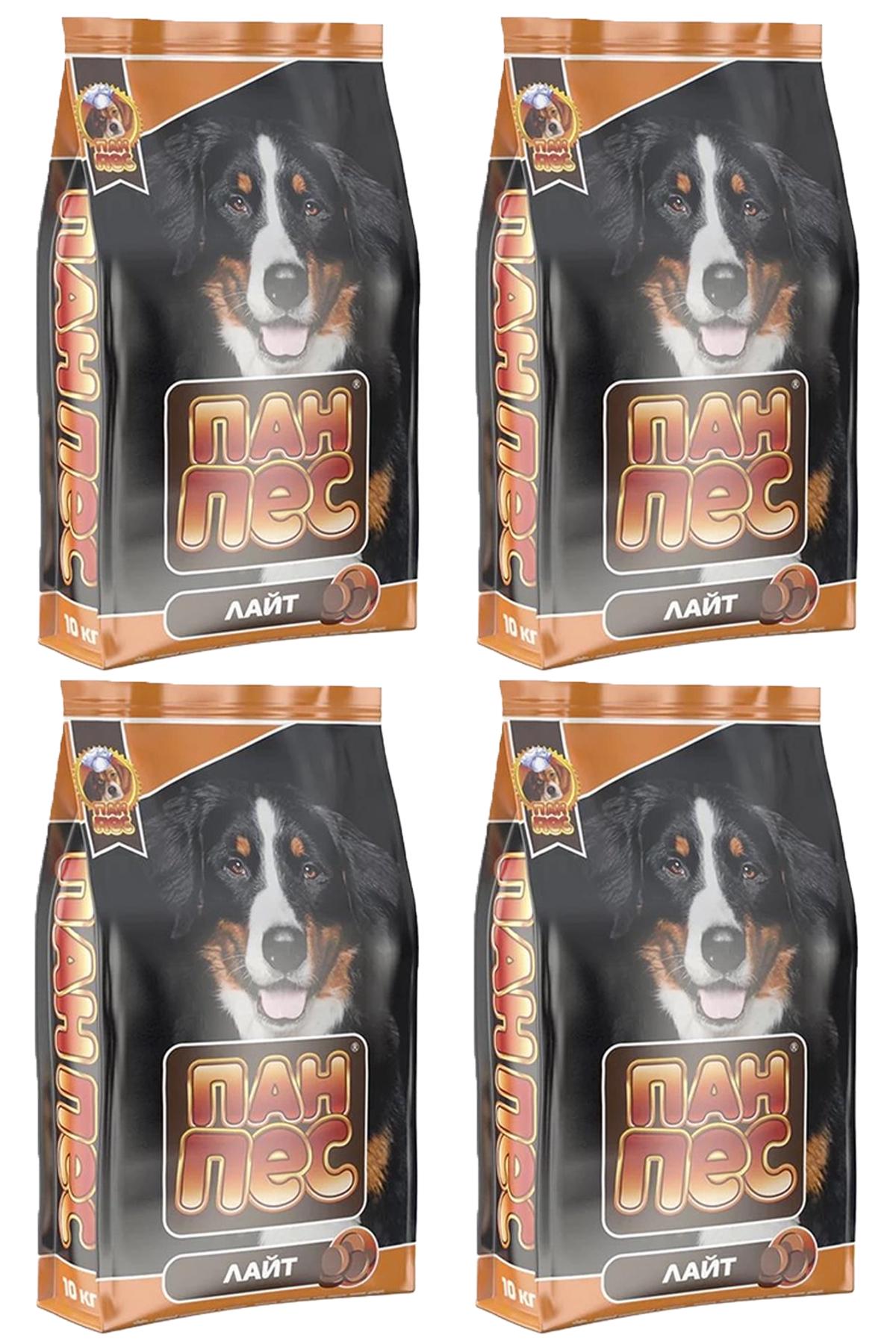 Корм сухой для собак Пан Пес Лайт для всех пород с низкой активностью 4 шт. 10 кг (344348944) - фото 1
