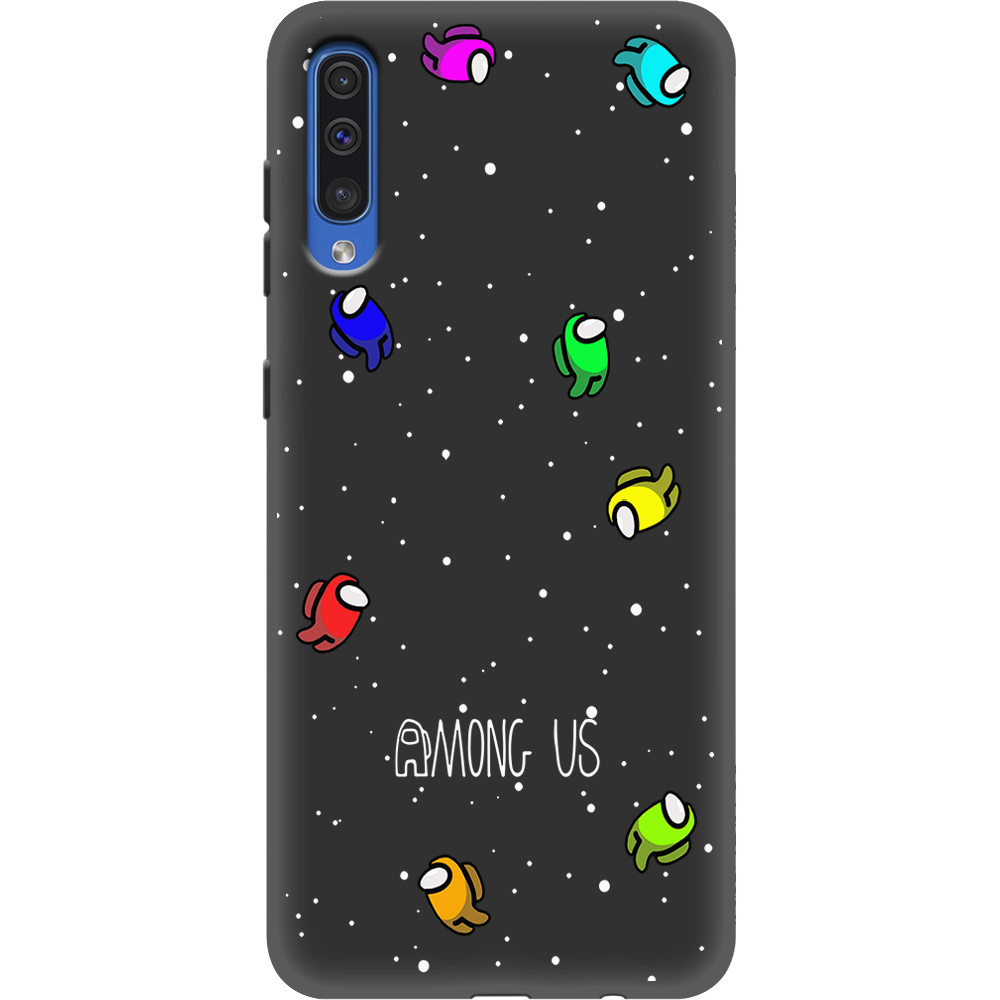 Чехол Boxface Samsung A505 Galaxy A50 Among Us Invisible Черный силикон (36417-bk76-36628)