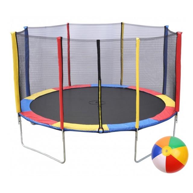 Батут Atleto с сеткой и мячом 404 см Разноцветный (26202899) Батут Atleto с сеткой и мячом 404 см Разноцветный (26202899)