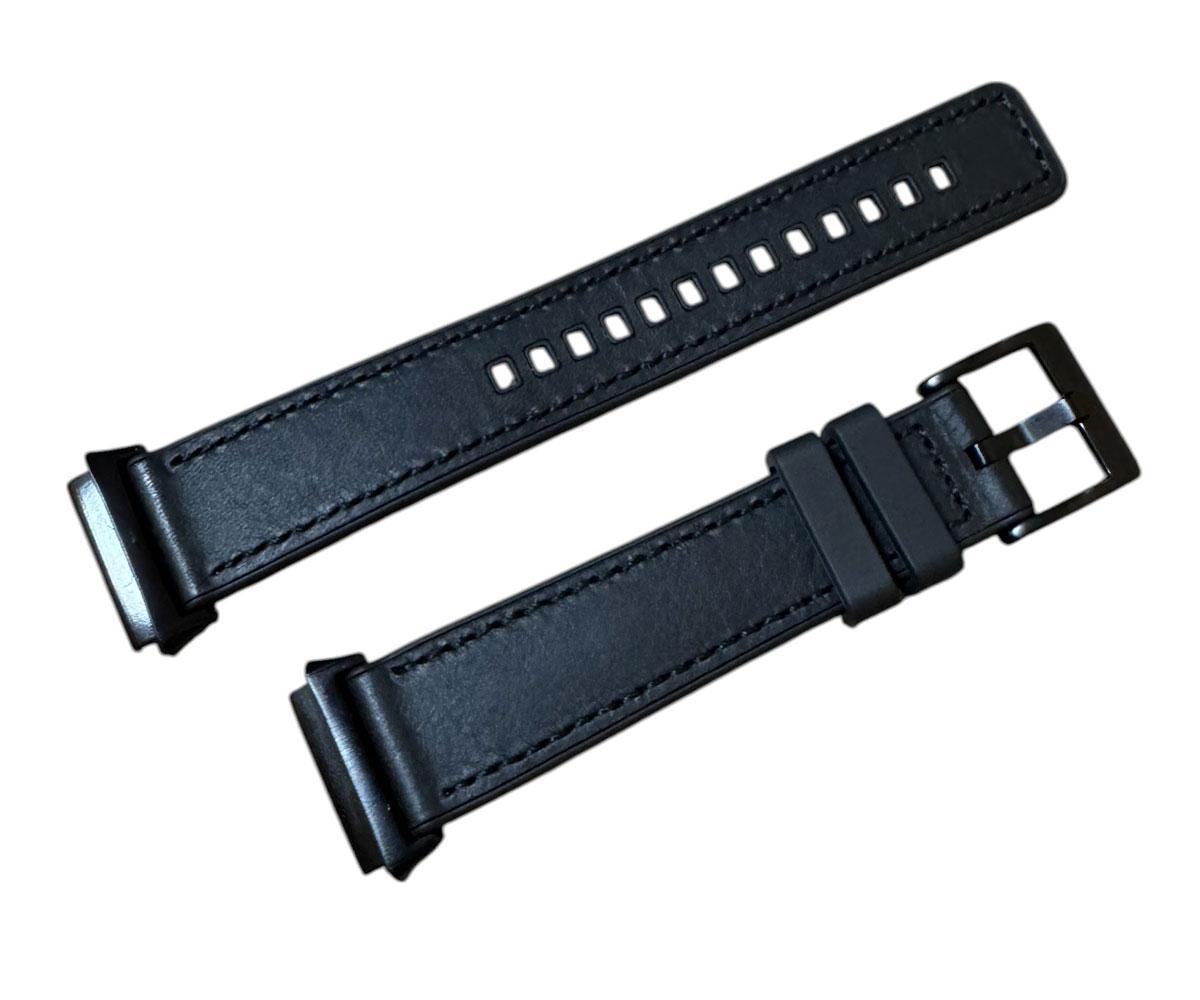 Ремешок Primolux Leather Silicone для часов Xiaomi Redmi Watch 3 Active Black (2700857978) - фото 3 Ремешок Primolux Leather Silicone для часов Xiaomi Redmi Watch 3 Active Black (2700857978) - фото 3