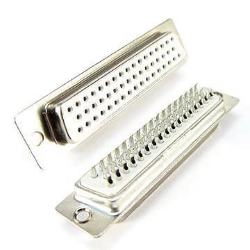 Разъем New Tide DB-50F D-SUB гнездо 50-контактное под пайку трехрядное (000007475) - фото 2 Разъем New Tide DB-50F D-SUB гнездо 50-контактное под пайку трехрядное (000007475) - фото 2