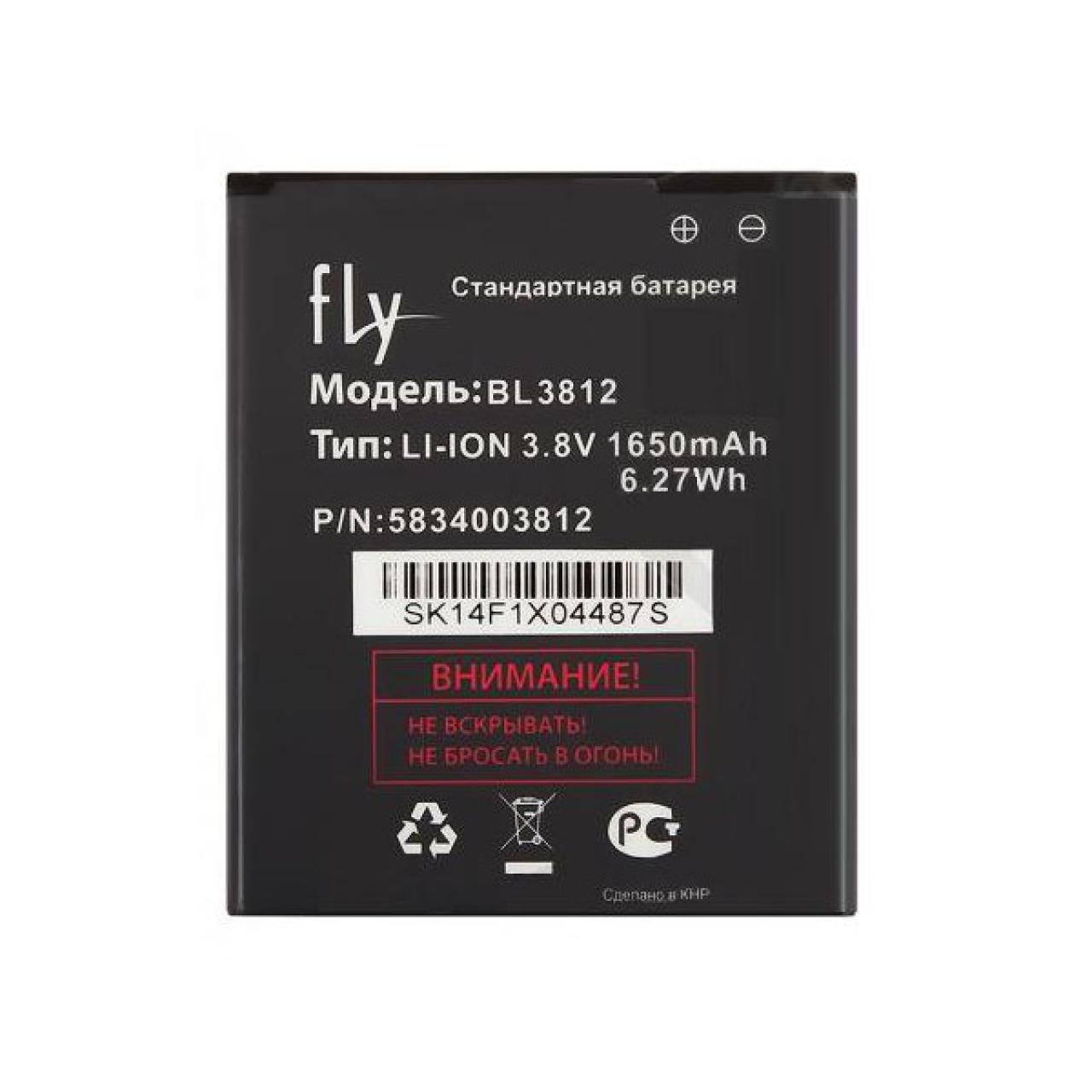 Акумулятор для Fly BL3812/IQ4416 Акумулятор для Fly BL3812/IQ4416