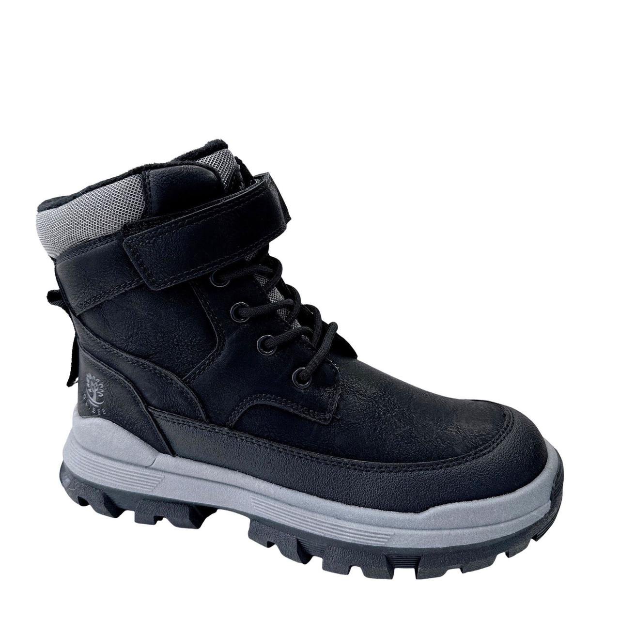 Ботинки зимние для мальчиков Clibee HC528-0/34 р. 34 Черный