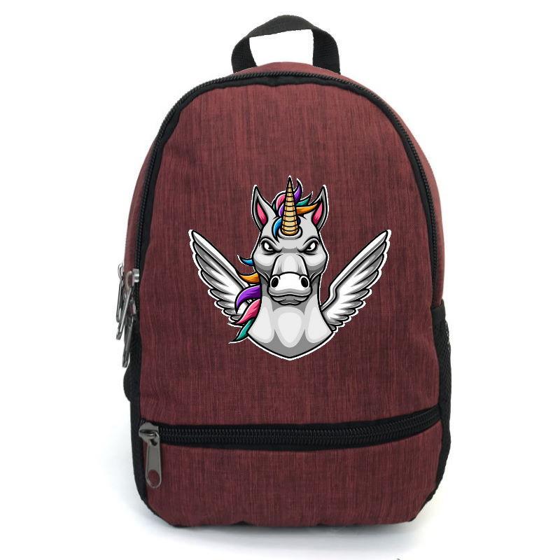Школьный рюкзак детский Cappuccino Toys EDN-0039 с принтом Unicorn 12,5 л Красный (1369989210)