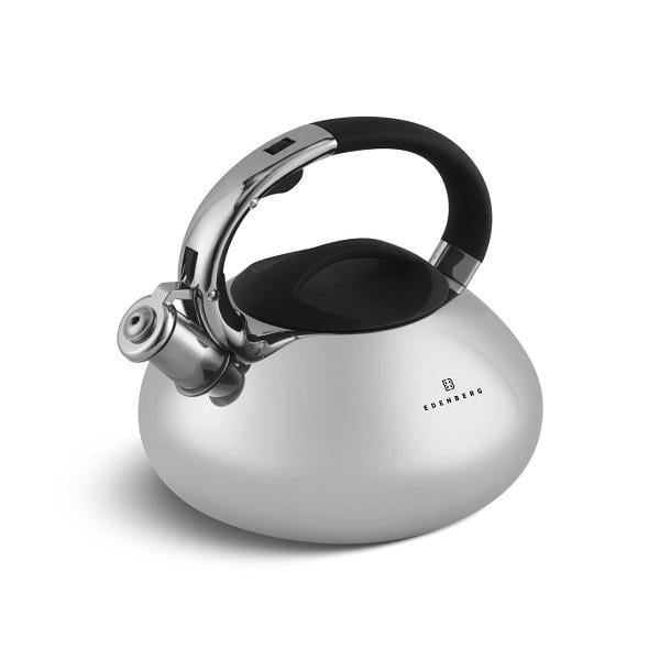 Чайник со свистком Edenberg EB-1323 на газовую плиту из нержавеющей стали 3 л - фото 2 Чайник со свистком Edenberg EB-1323 на газовую плиту из нержавеющей стали 3 л - фото 2