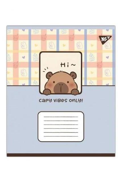 Тетрадь ученическая YES Capy vibes А5/18 лин. (767954)