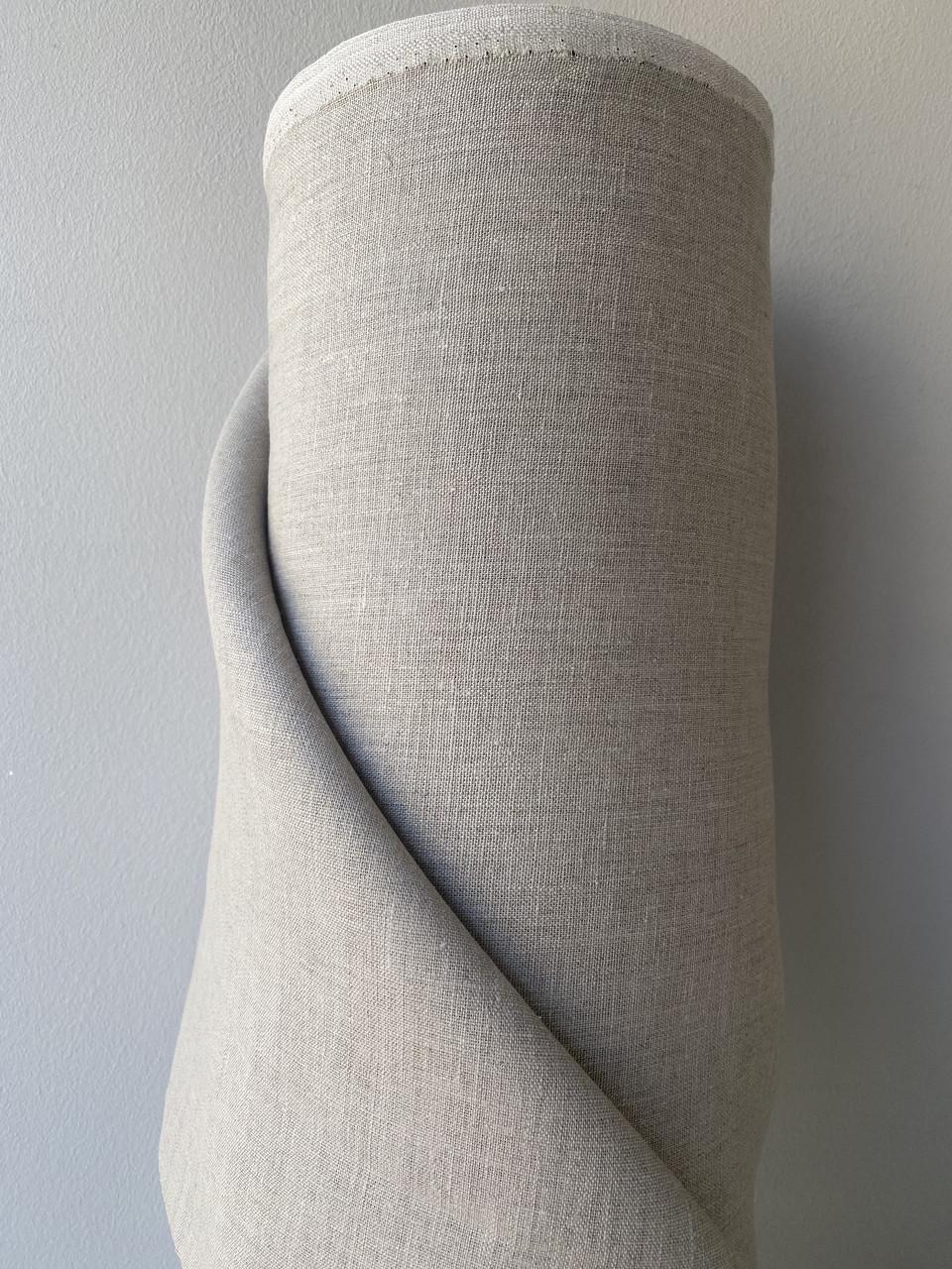 Ткань скатертная LINEN PLUS льняная некрашеная 155 см 330 Серый - фото 8 Ткань скатертная LINEN PLUS льняная некрашеная 155 см 330 Серый - фото 8