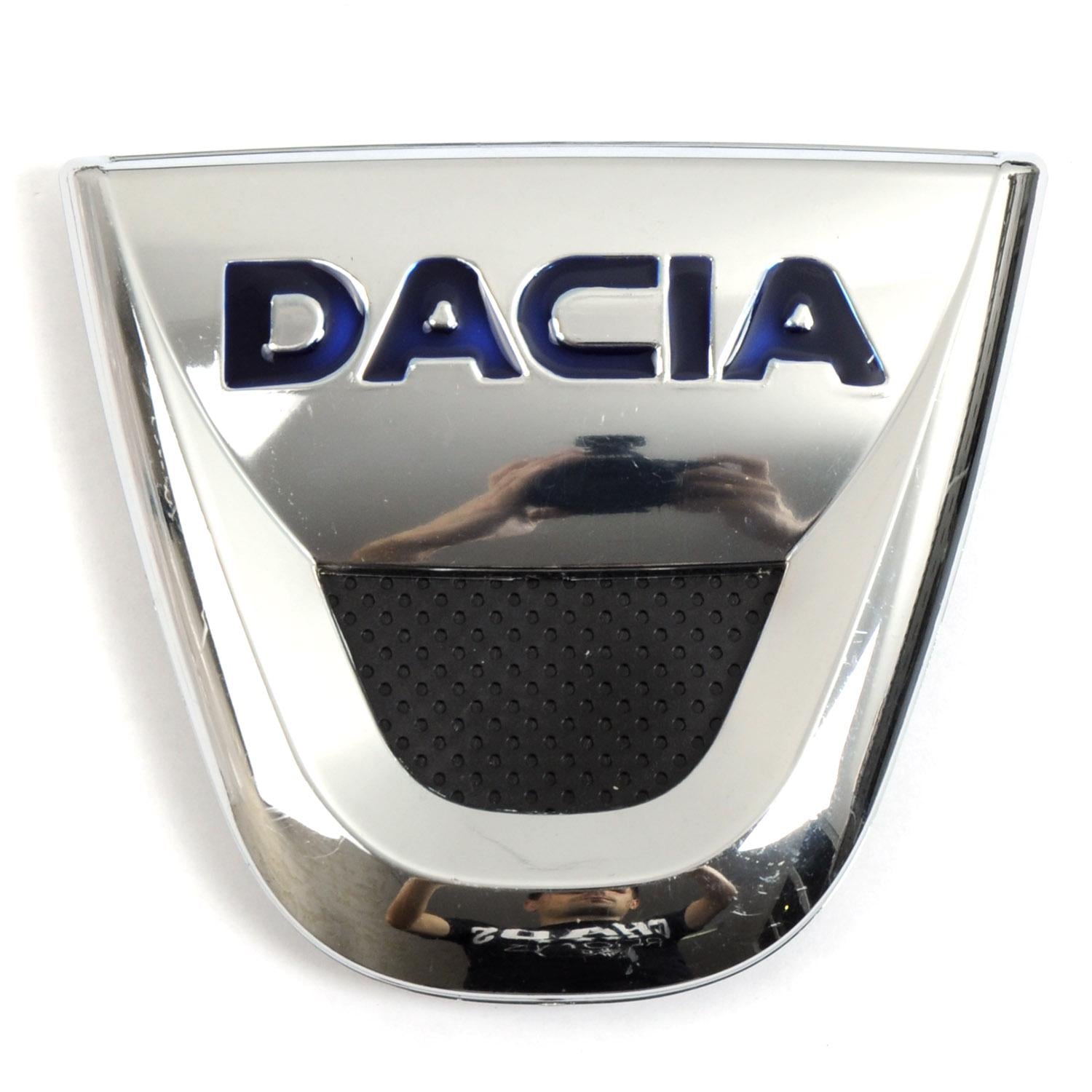 Эмблема Dacia DUSTER перед пластик 4 штырька H 120 мм (5586B)