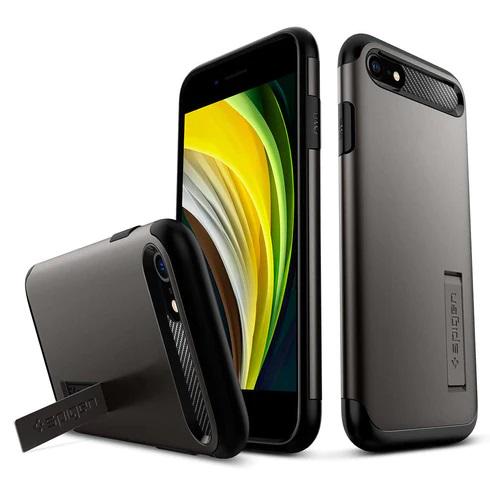 Чохол протиударний із підставкою Spigen Slim Armor ACS00887 для iPhone 7/8/SE SE 2 2020/2022 Gunmetal - фото 3