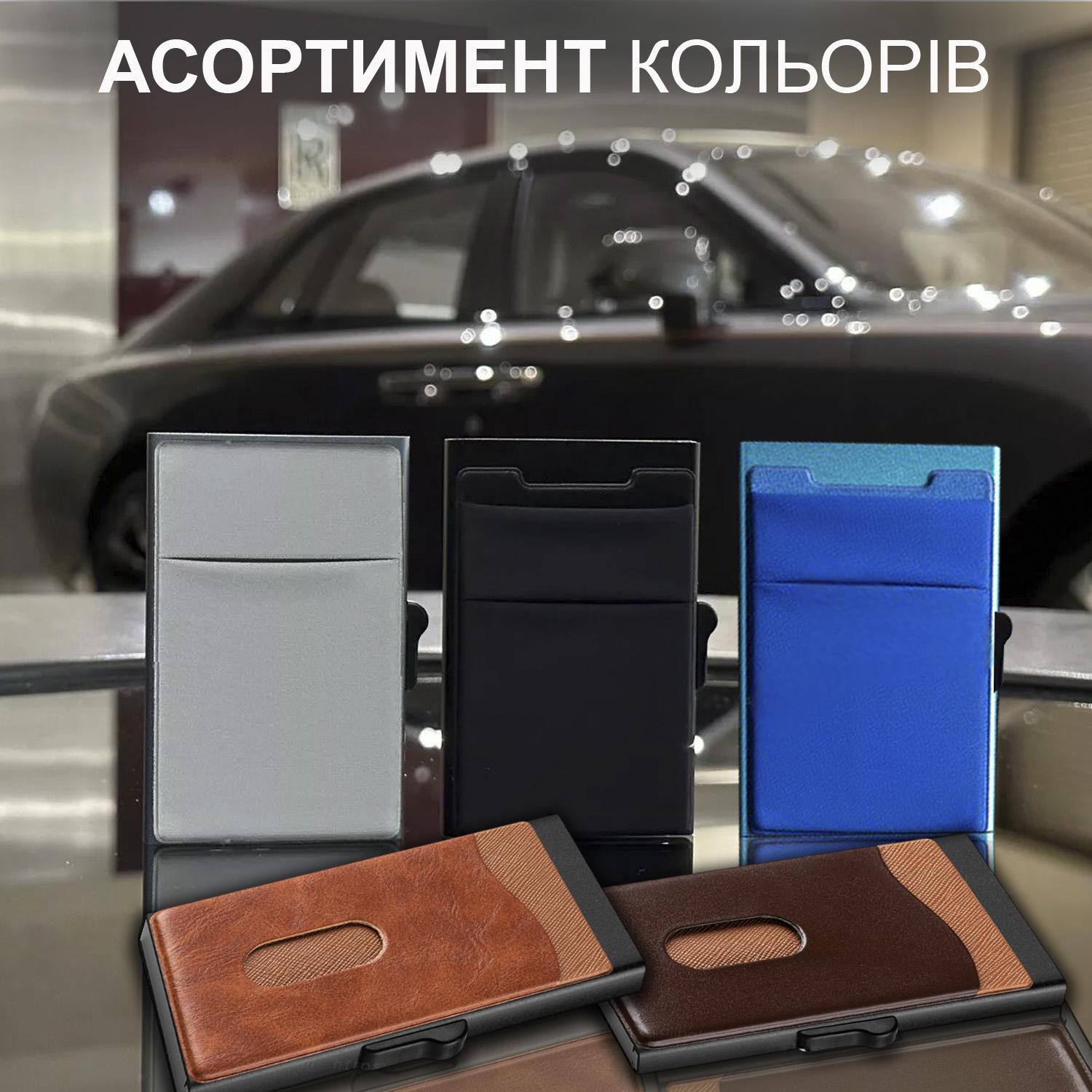 Картхолдер GDragon Home с RFID защитой алюминиевый Синий (125_4_0_5) - фото 10 Картхолдер GDragon Home с RFID защитой алюминиевый Синий (125_4_0_5) - фото 10