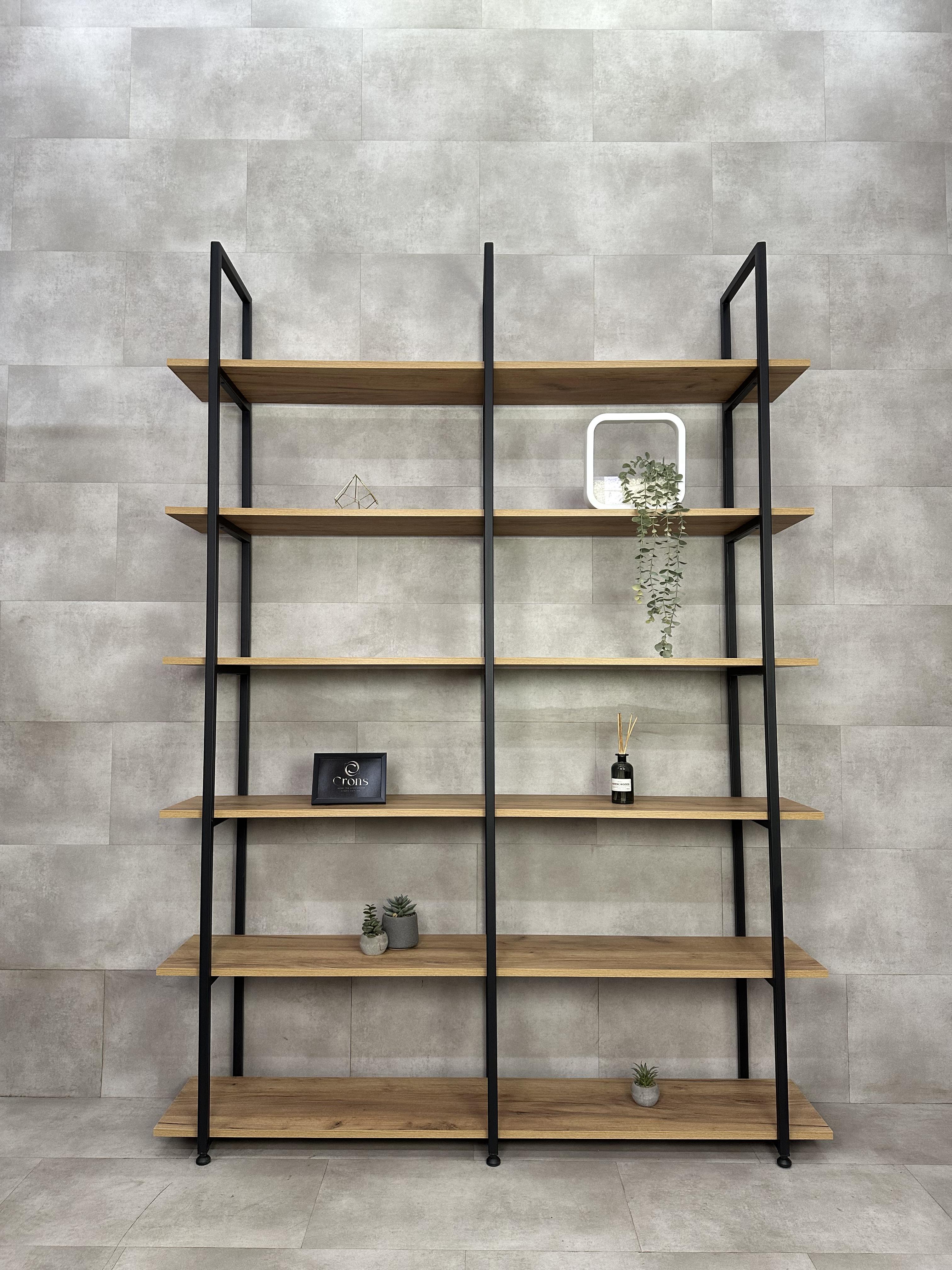 Стелаж з металу та полицями ЛДСП S029-592ML 2000х1450х300 мм