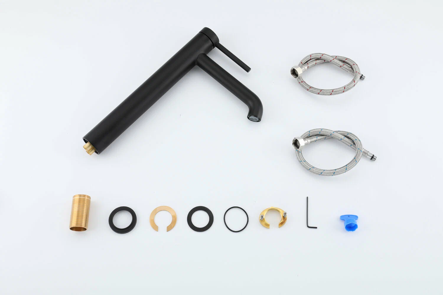 Смеситель высокий для умывальника Gappo G1006-26 Черный (1046756) - фото 7 Смеситель высокий для умывальника Gappo G1006-26 Черный (1046756) - фото 7