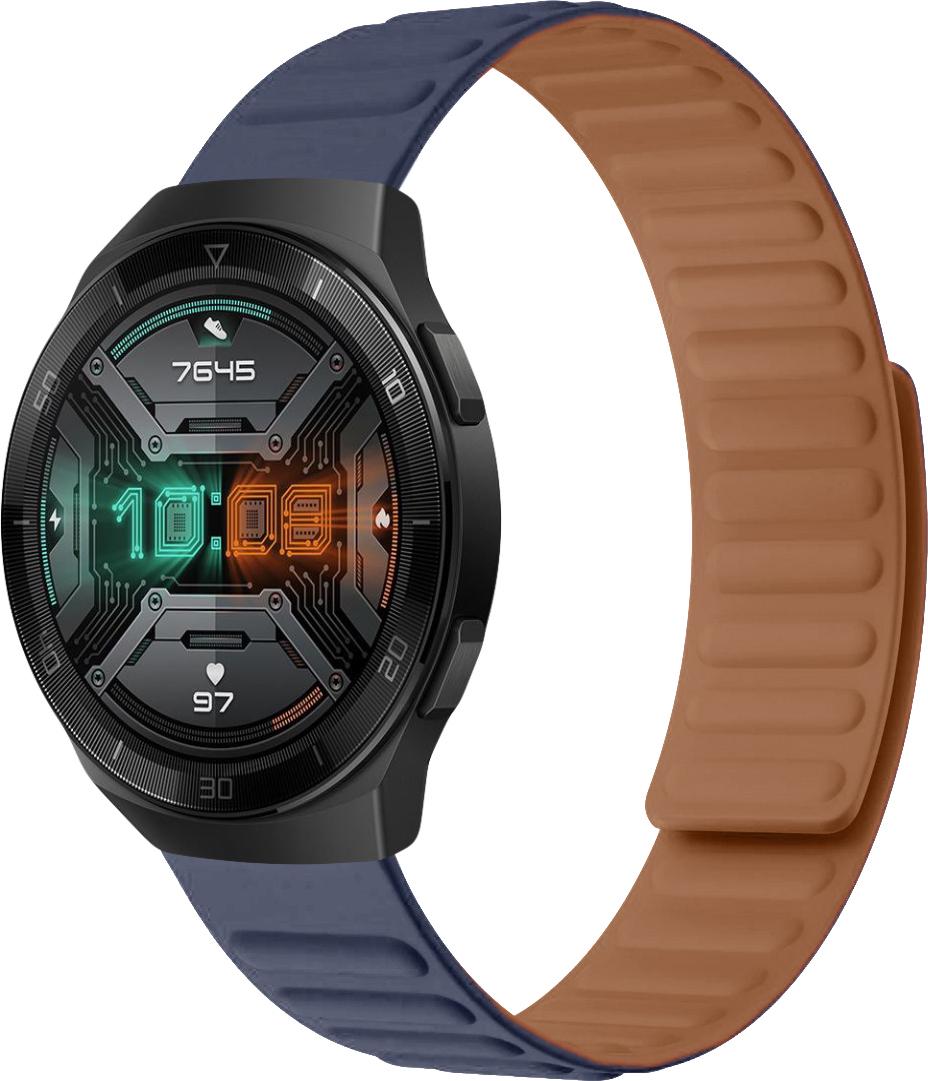 Ремешок Magneter для Huawei Watch GT2e 46 мм Dark Blue (26639-5D) Ремешок Magneter для Huawei Watch GT2e 46 мм Dark Blue (26639-5D)