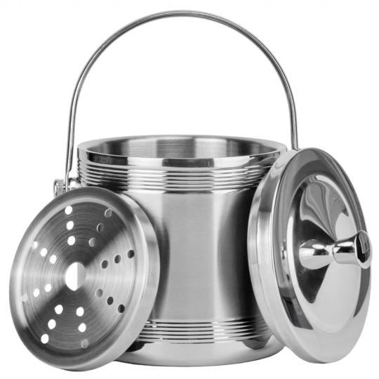 Ведро для шампанского Грация металлическое 15 см (90321) - фото 3 Ведро для шампанского Грация металлическое 15 см (90321) - фото 3