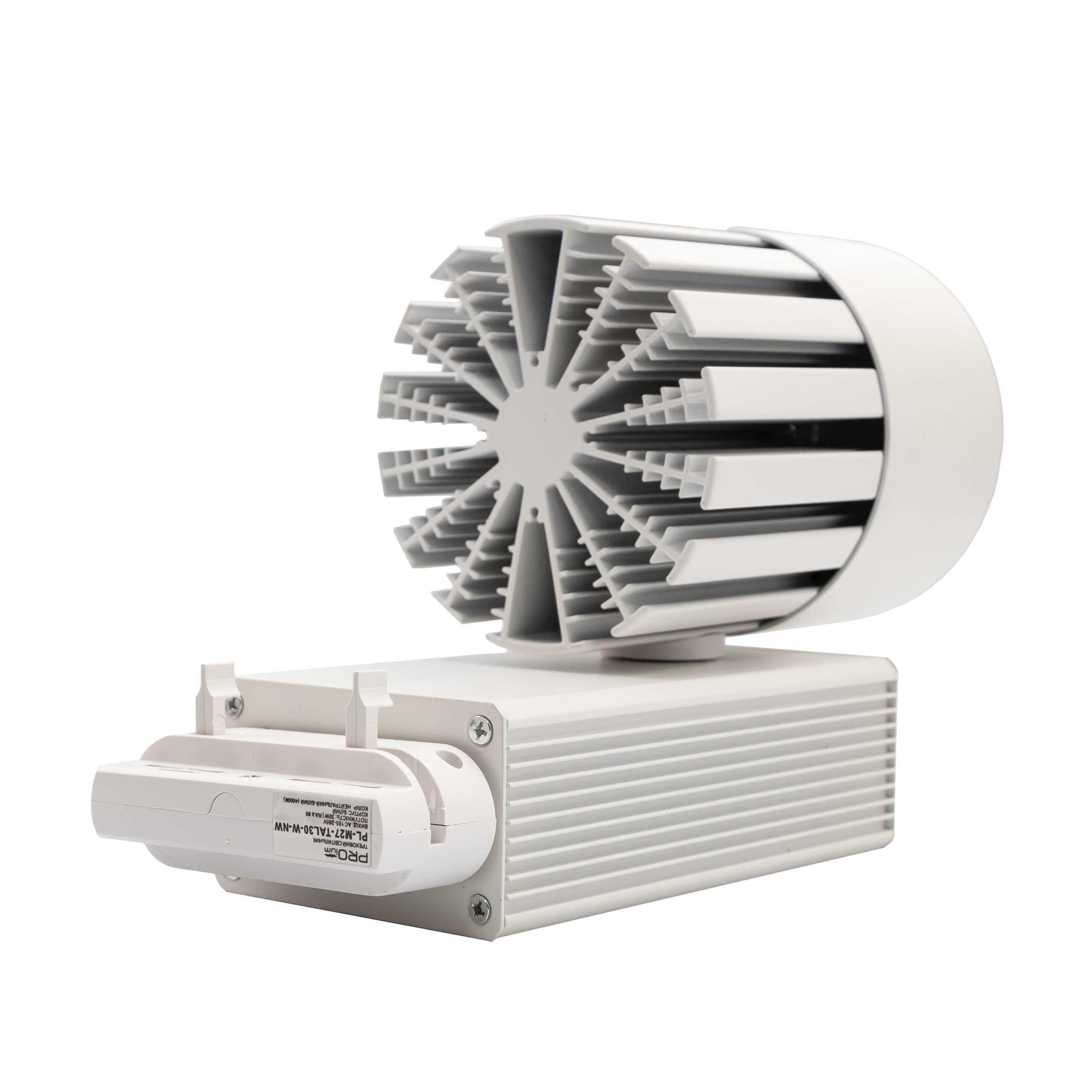 Трековий світильник Prolum M27 Series-TAL 4000К 220V 30W Білий (28925680) - фото 3 Трековий світильник Prolum M27 Series-TAL 4000К 220V 30W Білий (28925680) - фото 3