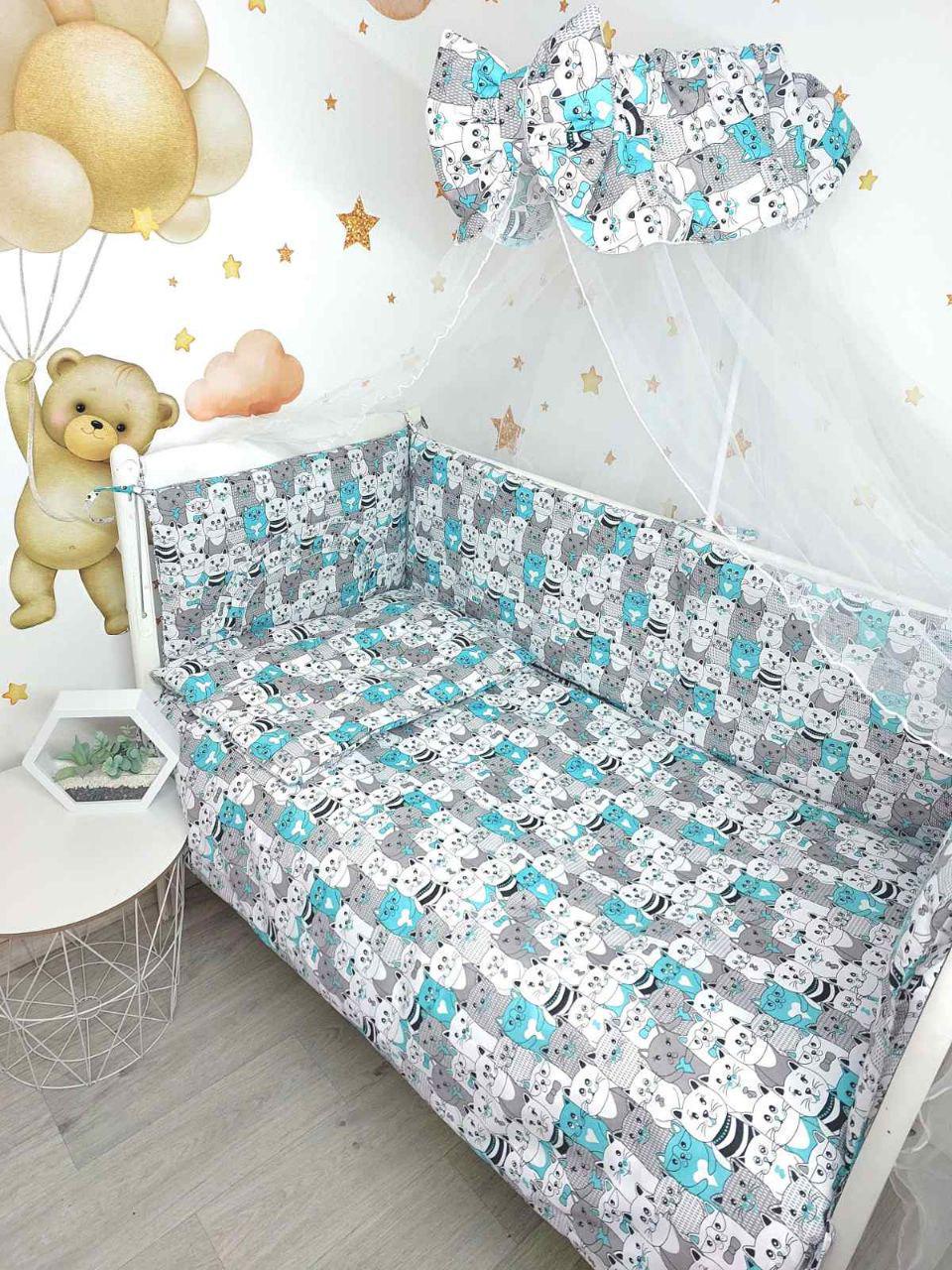 Комплект детского постельного белья Панда Бирюзовый (18805016)